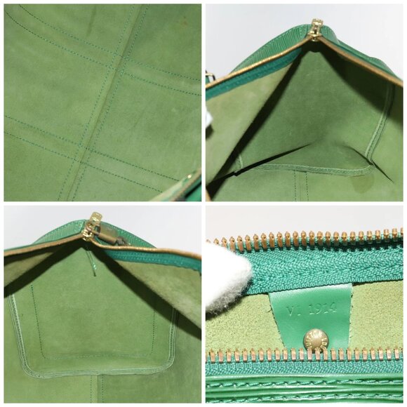 LOUIS VUITTON Epi Keepall 50 Boston Bag Green - Picture 15 of 16
